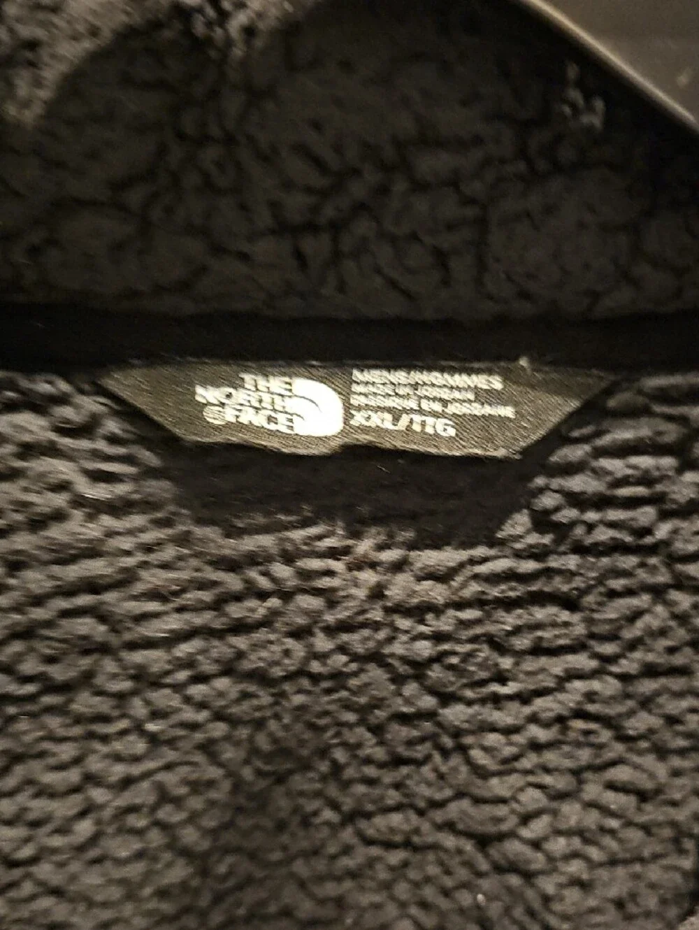 The North Face Men's Charcoal Gray Sherpa Fleece Half-Zip Pullover
